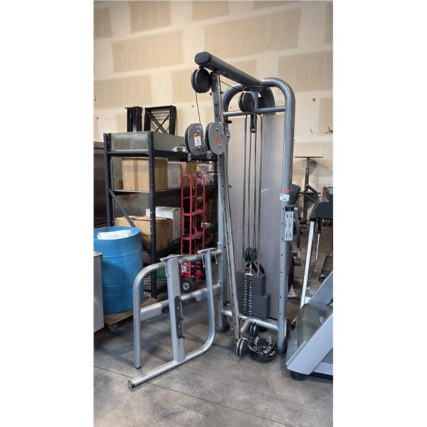 LIFE FITNESS SIGNATURE SERIES CABLE MOTION ADJUSTABLE CABLE COLUMN STRENGTH MACHINE