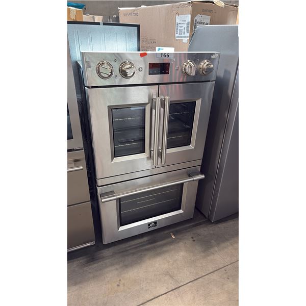 FORNO GALLICO FBOEL1388-30 30 INCH TRUE CONVECTION ELECTRIC FRENCH DOOR DOUBLE WALL OVEN