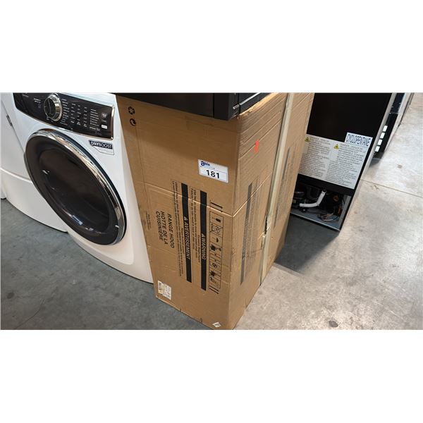 WHIRLPOOL UVL6036JSS2 36 INCH CUSTOM BUILT IN VENT CANOPY RANGE HOOD LINER STAINLESS STEEL