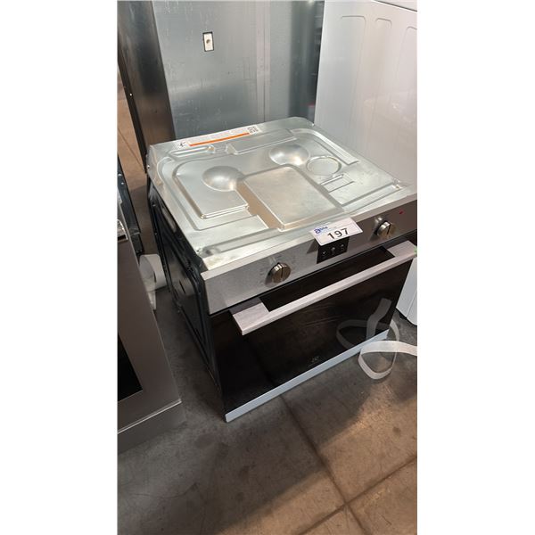BUILT-IN SINGLE WALL OVEN TRUE CONVECTION 2.8 CU. FT. AIR FRY STEAM CLEAN STAINLESS STEEL