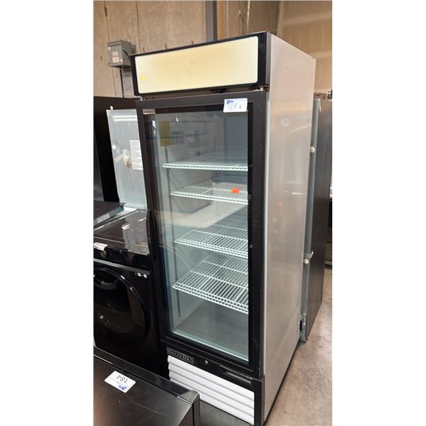 MAXX COLD MXM1-23RHC SINGLE DOOR GLASS MERCHANDISER DISPLAY REFRIGERATOR 27"W X 32"D X 79.5"H