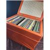 Image 2 : Vinyl Records in Orange Storage Case
