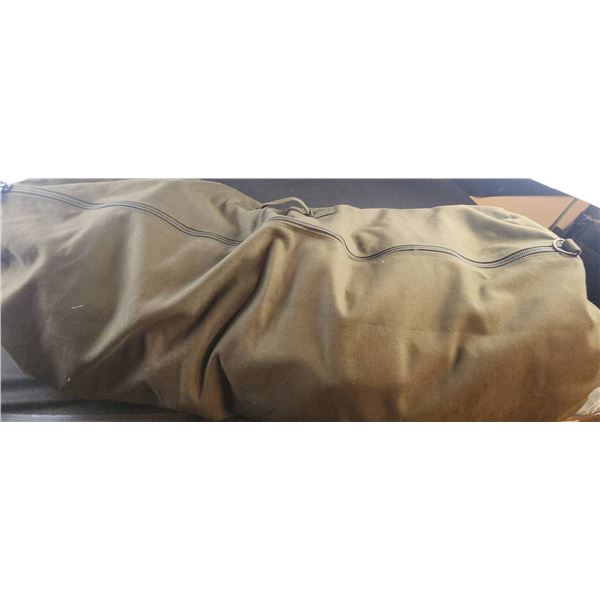U.S. Military-Style Duffle Bag With Assorted Scouting and Outdoor Gear