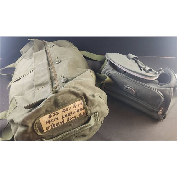 Military Duffel Bag, Globetrotter Bag, Canteens, Medals, Keys