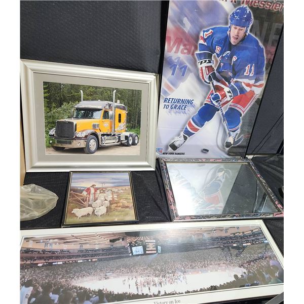 Framed Prints: Mark Messier Poster, Truck Photo, Mirror, Religious Art, Arena Photo