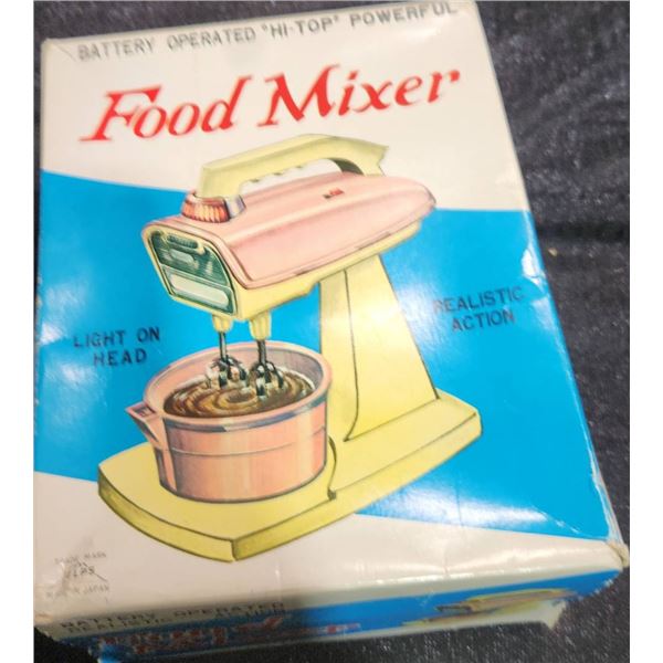 Collectors Food Mixer Battery Operated Toy with Box