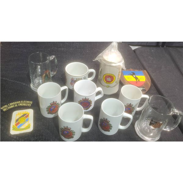 Royal Canadian Electrical and Mechanical Engineers Mug Set, Steins, Etc.