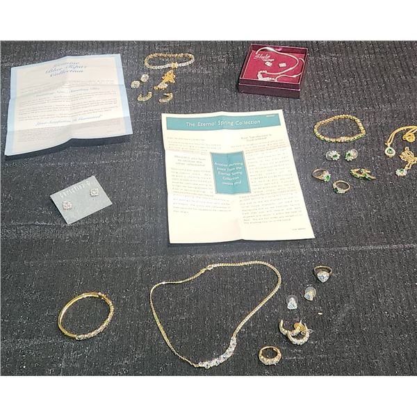 Fashion Jewelery Sets with Necklaces, Bracelets, Rings, and Earrings