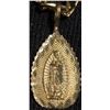 Image 2 : 14K/31gr Yellow Gold Necklace with Religious Pendant