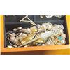 Image 4 : Jewellery Box with Assorted Costume Jewellery and Rings