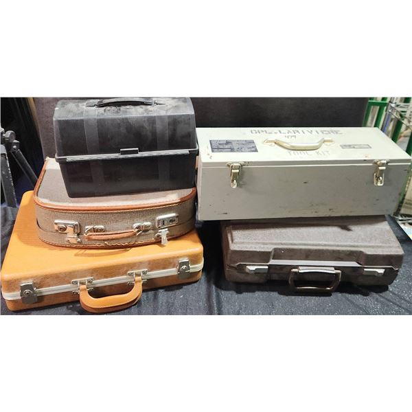 Five Vintage and Modern Storage Cases