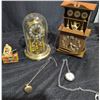 Image 1 : Lot With Anniversary Clock, Shelf Clock, Pocket Watches