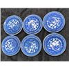 Image 2 : Blue and White Mini China Tea Set with Six Cups and Saucers