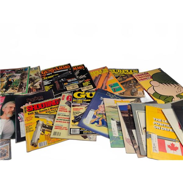 A Collection of Publications Featuring Firearm and Shooting Magazines