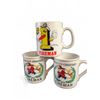 Image 4 : 7 Fireman Mugs by Kiln Craft and Contenova with Glass Sugar Bowl