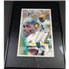 Image 1 : Edmonton Eskimos CFL Player Framed Poster Print with Team Branding