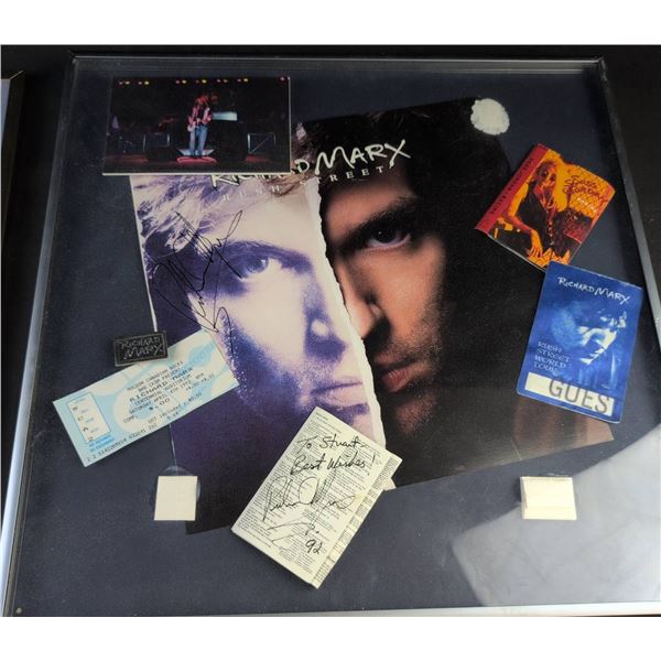 Richard Marx Rush Street Tour Framed Memorabilia