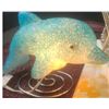 Image 4 : Pink Sears Bath Curtain, Dolphin Lamp, Assorted Household Items