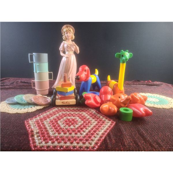 Vintage Toys and Decor: Tupperware, Sifo, Holland Mold Figurine