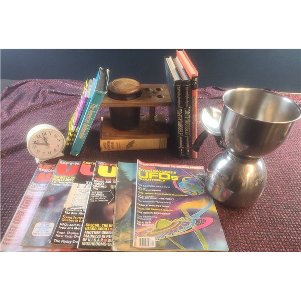 Cory Vacuum Brewer, UFO-themed magazines, Vintage Items