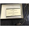 Image 1 : 19" Sterling Silver Bali Chain Necklace with Faceted Pendant