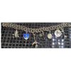 Image 2 : Charles Silver-Tone Charm Bracelet with Case and Seven Charms