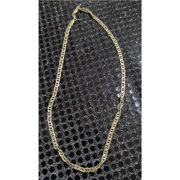 Italian 14K Gold Link Chain Necklace, 16 Grams