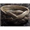Image 1 : Sterling Silver Multi-Band Interlocking Puzzle Ring