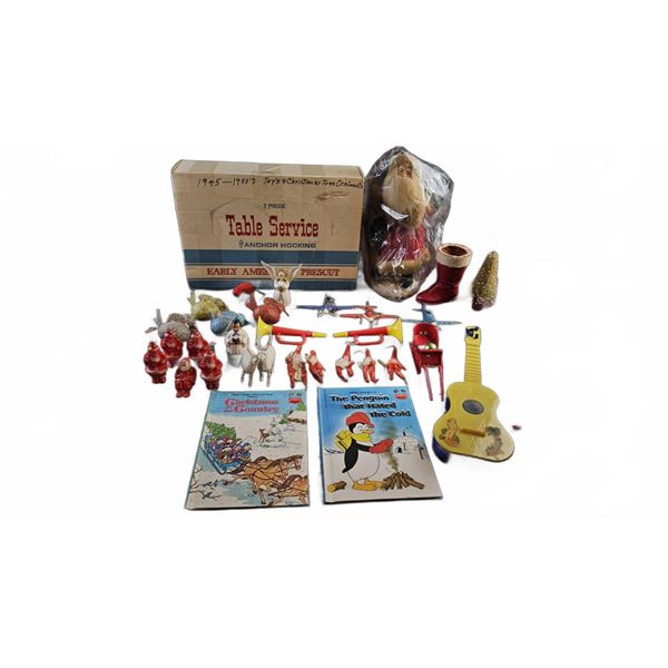 1940s-1950s Christmas Toys and Decorations