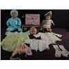 Image 1 : Composition Baby Dolls Lot with Clothing, Playtime Nurse Kit and Accessories