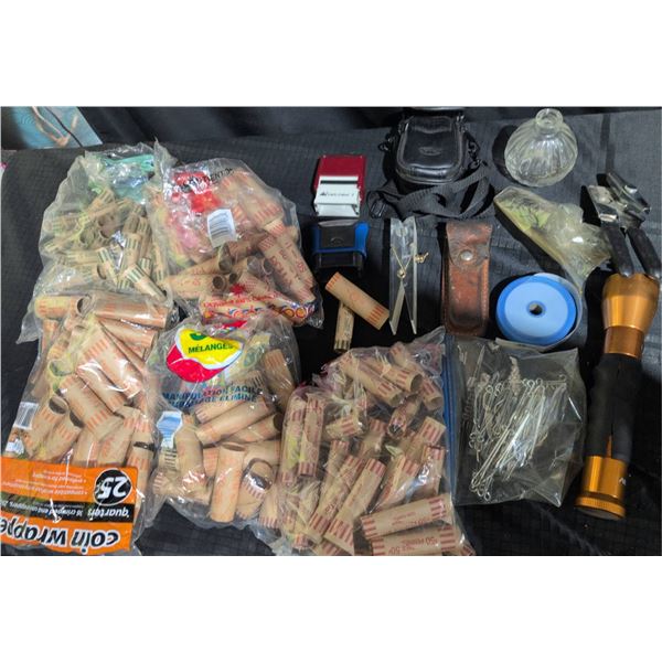 Coin Wrappers, Stamps and Miscellaneous Items