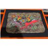Image 2 : 3 Framed Hand-Painted Mexican Amate Bark Artworks