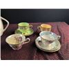 Image 2 : Decorated Plates, Teacups, Figurines and Jug – England and USA