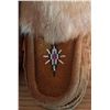 Image 2 : Rabbit Fur and Leather Moccasin Boots with Beaded Detail