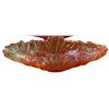 Image 10 : Stone and Brass Candlestick Holder with Carnival Glass Bowls