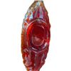 Image 13 : Stone and Brass Candlestick Holder with Carnival Glass Bowls