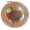 Image 8 : Stone and Brass Candlestick Holder with Carnival Glass Bowls