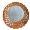 Image 9 : Stone and Brass Candlestick Holder with Carnival Glass Bowls