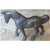 Image 3 : Six Cast Metal Horse Figurines in Various Finishes
