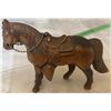 Image 6 : Six Cast Metal Horse Figurines in Various Finishes