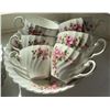 Image 2 : Johnson Bros. English Porcelain Tea Set with Pink Roses Pattern