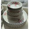 Image 3 : Johnson Bros. English Porcelain Tea Set with Pink Roses Pattern