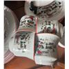 Image 4 : ARPO Romania Porcelain Christmas Dinnerware Set