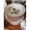 Image 5 : ARPO Romania Porcelain Christmas Dinnerware Set