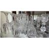 Image 1 : Cut Crystal Glassware and Tableware Set
