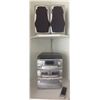 Image 1 : Memorex Stereo System with Turntable, CD, Cassette, Radio, Speakers and Remote