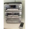 Image 4 : Memorex Stereo System with Turntable, CD, Cassette, Radio, Speakers and Remote