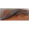 Image 1 : Decorative Cast Metal and Wood Replica Flintlock Pistol