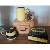 Image 1 : Loon Coin Bank with Coin Contents and Handmade Ceramics