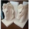 Image 10 : Equestrian Themed Book Collection with Porcelain Horse Head Bookends